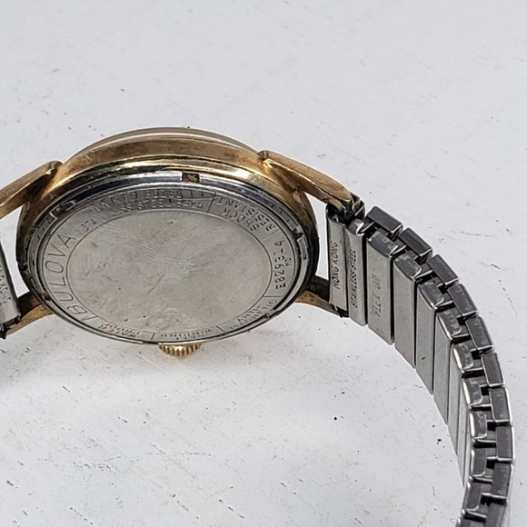 Vintage Bulova Self-winding Men's Watch 10K RGP Bezel Flex On Stainless Steel - Picture 5 of 11